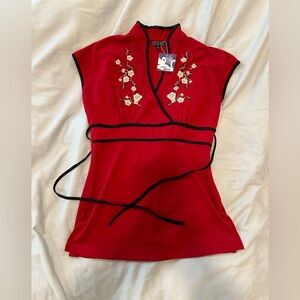 Red Vintage Top